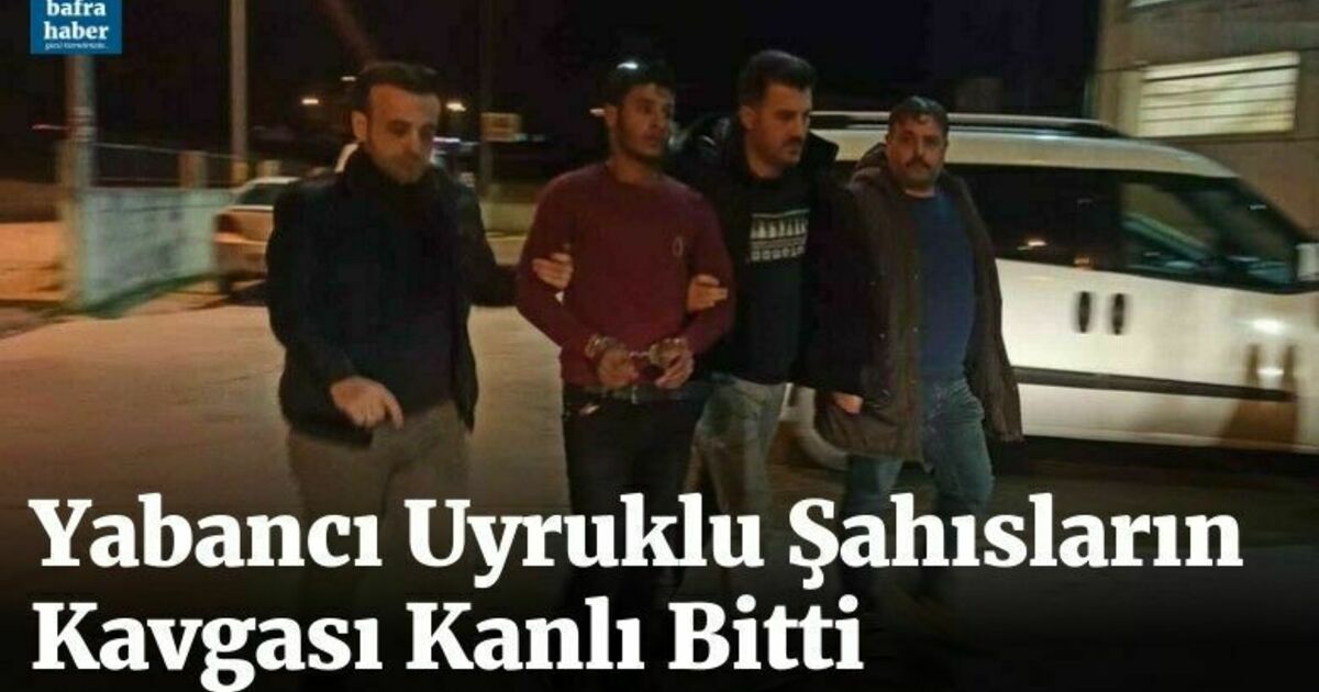 Yabancı uyruklu şahıslar kavga etti: 2 yaralı