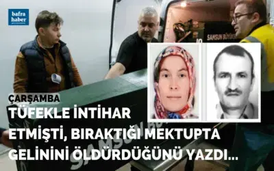Tüfekle intihar etmişti, bıraktığı mektupla gelinini öldürdüğünü yazdı