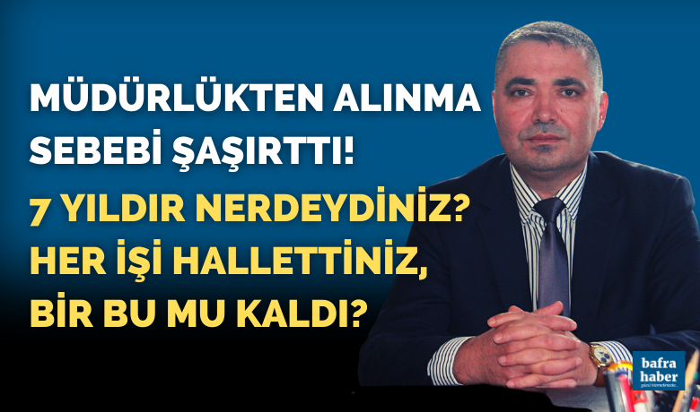 Recai Akçer Görevden Alındı - 7 yıldır Bafra Organize Sanayi Bölgesi (OSB)  Müdürlüğü yapan Recai Akçer görevden alındı. 