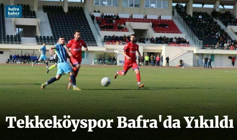 Tekkeköy Bafra'da Yıkıldı - Samsun Süper Amatör Ligi'nde  Bafra'yı temsil eden Bafra FK, lider Tekkeköyspor'u yıktı.