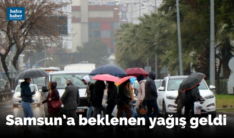 Samsun’a beklenen yağış geldi - Kış mevsiminin ilk iki ayını neredeyse yağış görmeden geçiren Samsun’da son bir günde metrekareye 44,2 kilo yağışın düşmesi, herkesi sevindirdi.