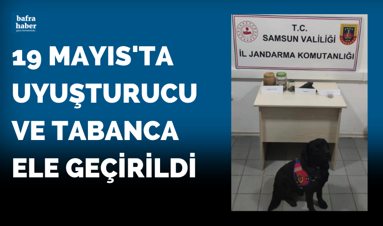 19 Mayıs'ta Jandarma uyuşturucuve tabanca ele geçirdi - Samsun’un 19 Mayıs ilçesinde jandarma ekiplerince kubar esrar ve silah ele geçirildi.