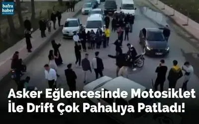 Asker Eğlencesinde Motosiklet İle Drift Çok Pahalıya Patladı!