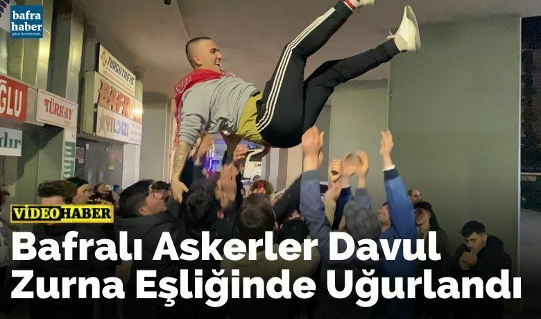 Bafralı Askerler Davul Zurna Eşliğinde Uğurlandı - Samsun’un Bafra ilçesinde Şubat celbinin Bafralı askerleri otogarda davullu zurnalı merasim ile uğurlandı.