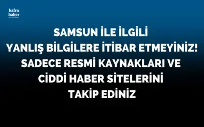 Resmi Kaynakları Ve Ciddi Haber Sitelerini Takip Ediniz! 