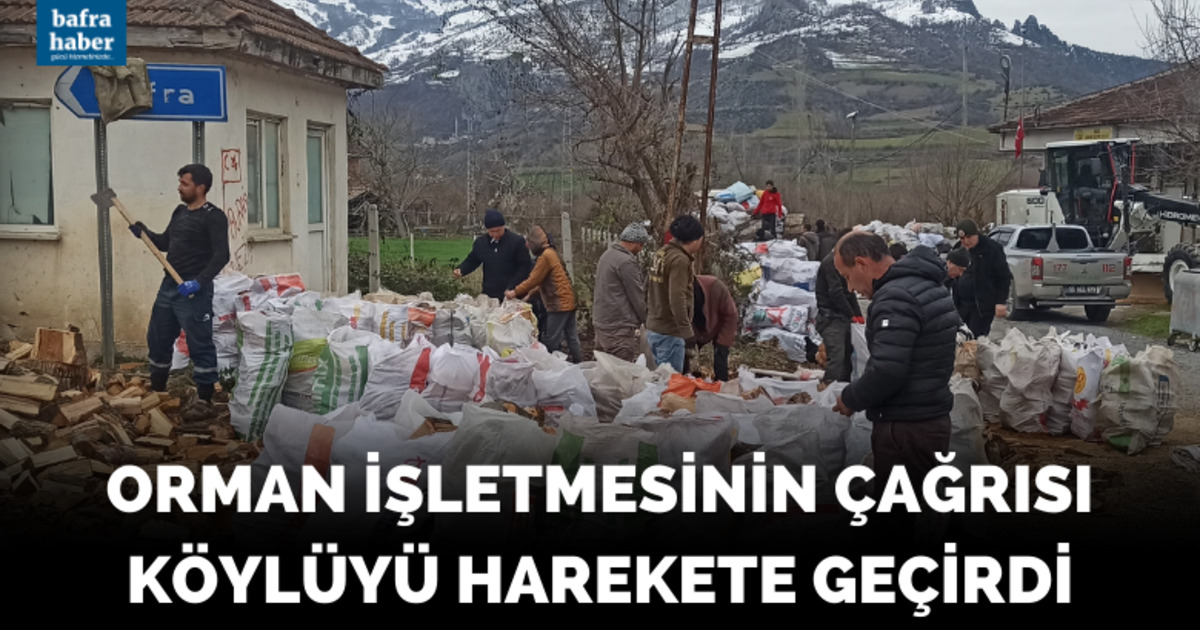 Orman İşletmesinin çağrısı köylüyü harekete geçirdi
