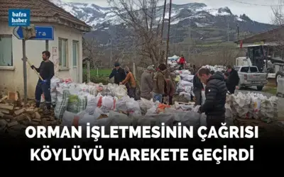 Orman İşletmesinin çağrısı köylüyü harekete geçirdi