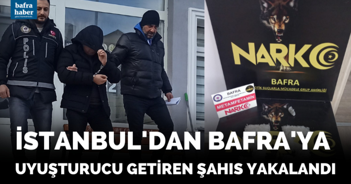 Uyuşturucu ile yakalanan şahıs gözaltına alındı