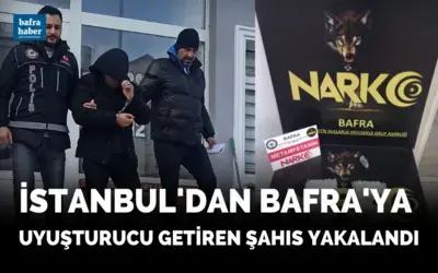 Uyuşturucu ile yakalanan şahıs gözaltına alındı
