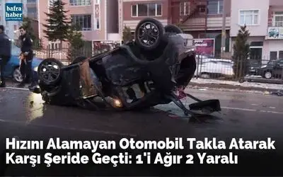 Otomobil Takla Attı: 2 Yaralı