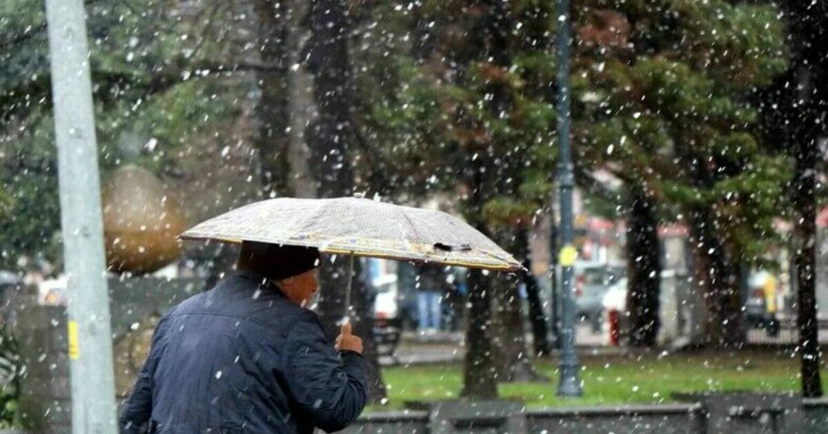 Soğuk hava ve kar yağışı Samsun’da etkili oluyor