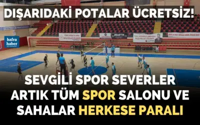 Samsun’daki Kamuya Ait Tüm Spor Tesisleri Artık Paralı