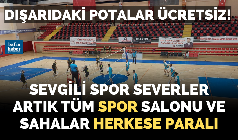 Samsun’daki Kamuya Ait Tüm Spor Tesisleri Artık Paralı