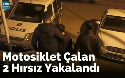 Motosiklet hırsızları yakalandı
