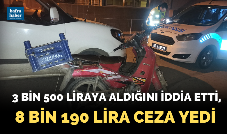 Plakasız motosiklet çalıntışüphesiyle otoparka çekildi