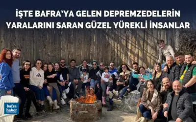 İşte Bafra’ya Gelen Depremzedelerin Yaralarını Saran Güzel Yürekli İnsanlar