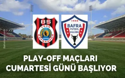 Play-off Maçları Cumartesi Günü Başlıyor!