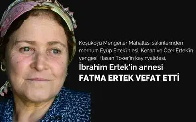 Fatma Ertek Vefat Etti