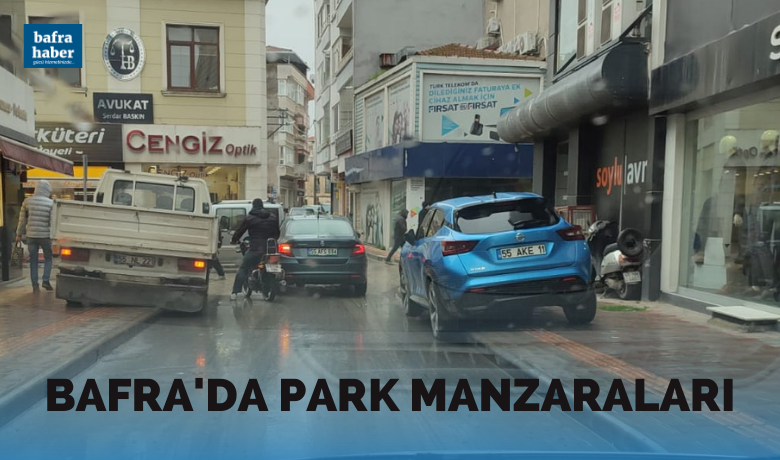 Bafra'dan park manzaraları