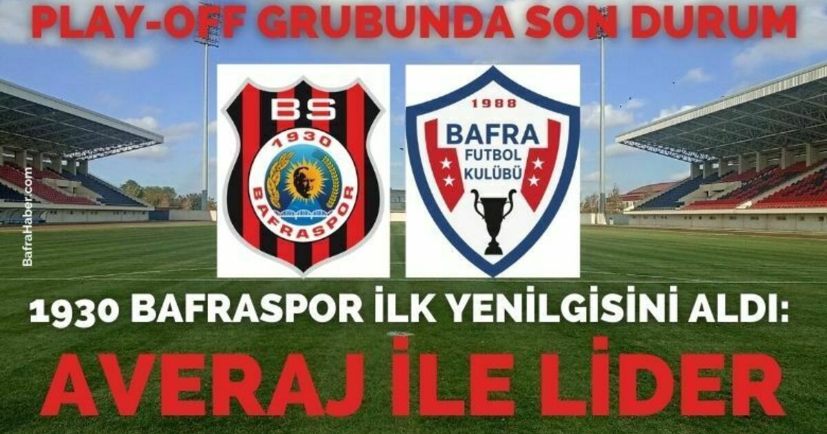 1930 Bafraspor İlk Yenilgisini Aldı