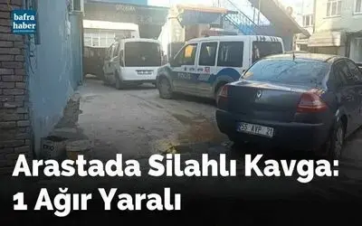 Bafra'da alacak-verecek kavgası: 1 yaralı
