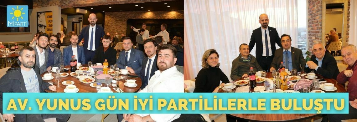 Surmanset avukat yunus gun iyi partililerle iftarda bir araya geldi