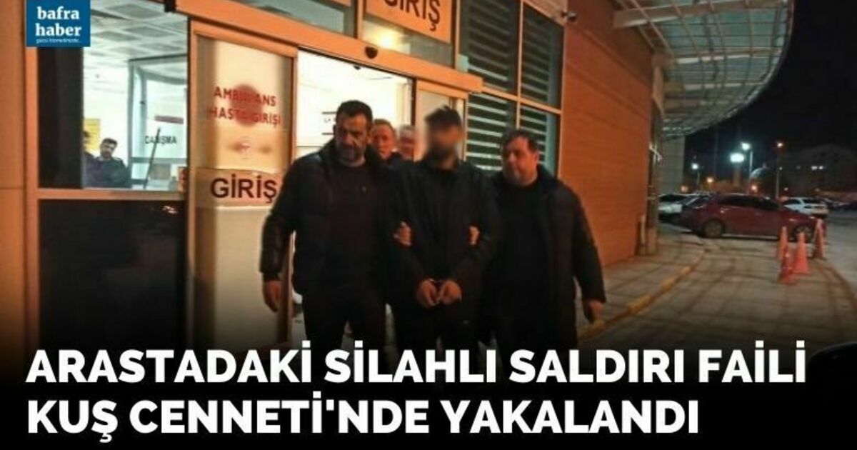 Arastadaki silahlı saldırı faili Kuş Cenneti'inde yakalandı