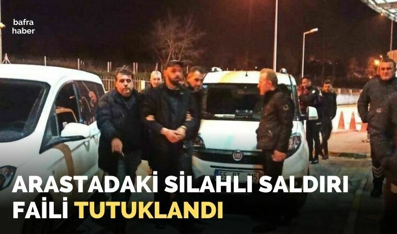 Silahla yaralama olayının şüphelisi tutuklandı - Samsun’un Bafra ilçesinde silahla yaralama olayının şüphelisi sevk edildiği mahkemece tutuklandı.