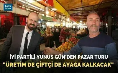 İyi Partili Yunus Gün'den Pazar Turu
