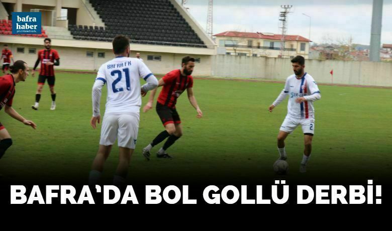 Bafra’da Bol Gollü Derbi! - Samsun Süper Amatör Ligi Play-Off grubunda iki Bafra takımı karşı karşıya geldi.