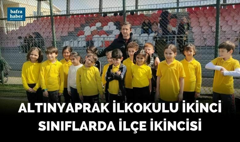 Altınyaprak İlkokulu İkinci Sınıflarda İlçe İkincisi