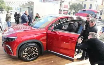 Samsun’da görücüye çıkan TOGG, Rize’ye doğru yola çıktı
