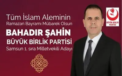 Bahadır Şahin'den Ramazan Bayramı Kutlaması