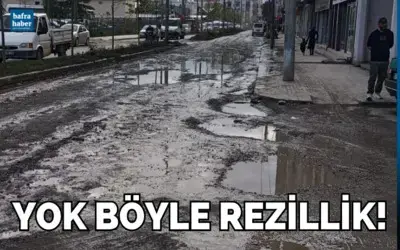 Hasan Aslan Caddesi Yolu Köstebek Yuvası Gibi 