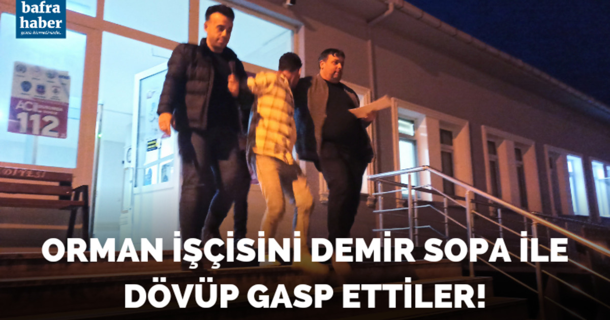 Orman işçisini dövüp gasp ettiler!