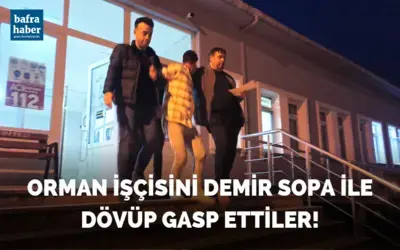 Orman işçisini dövüp gasp ettiler!
