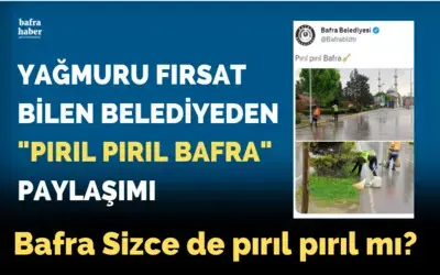 Belediyeden “pırıl Pırıl Bafra Paylaşımı