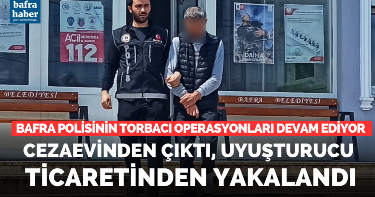 Cezaevinden çıktı, uyuşturucu ticaretinden yakalandı