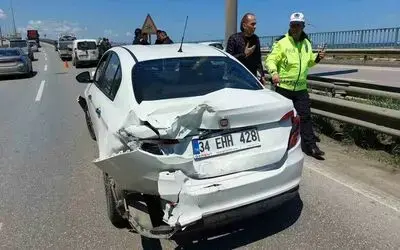 Samsun’da zincirleme trafik kazası: 1 yaralı
