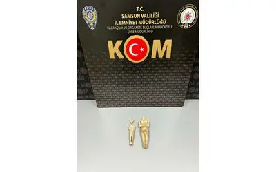 Samsun’da uygulamada tarihi eser ele geçirildi
