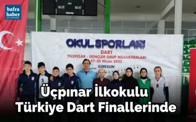 Üçpınar İlkokulu Türkiye Dart Finallerinde