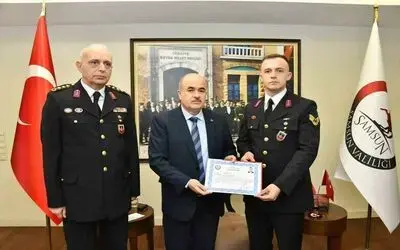 Vali Dağlı’dan kolluk kuvvetlerine başarı belgesi
