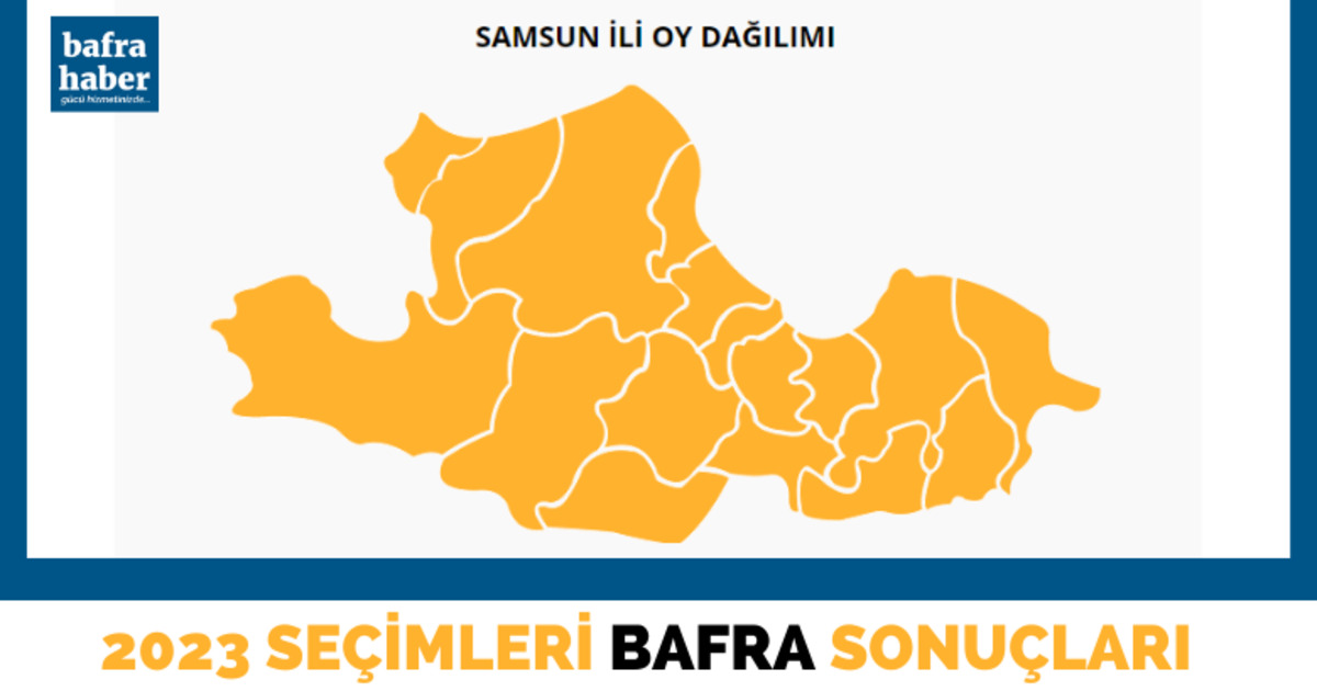 2023 Seçimleri Bafra Sonuçları 