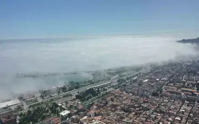 Samsun’da sis denizi
