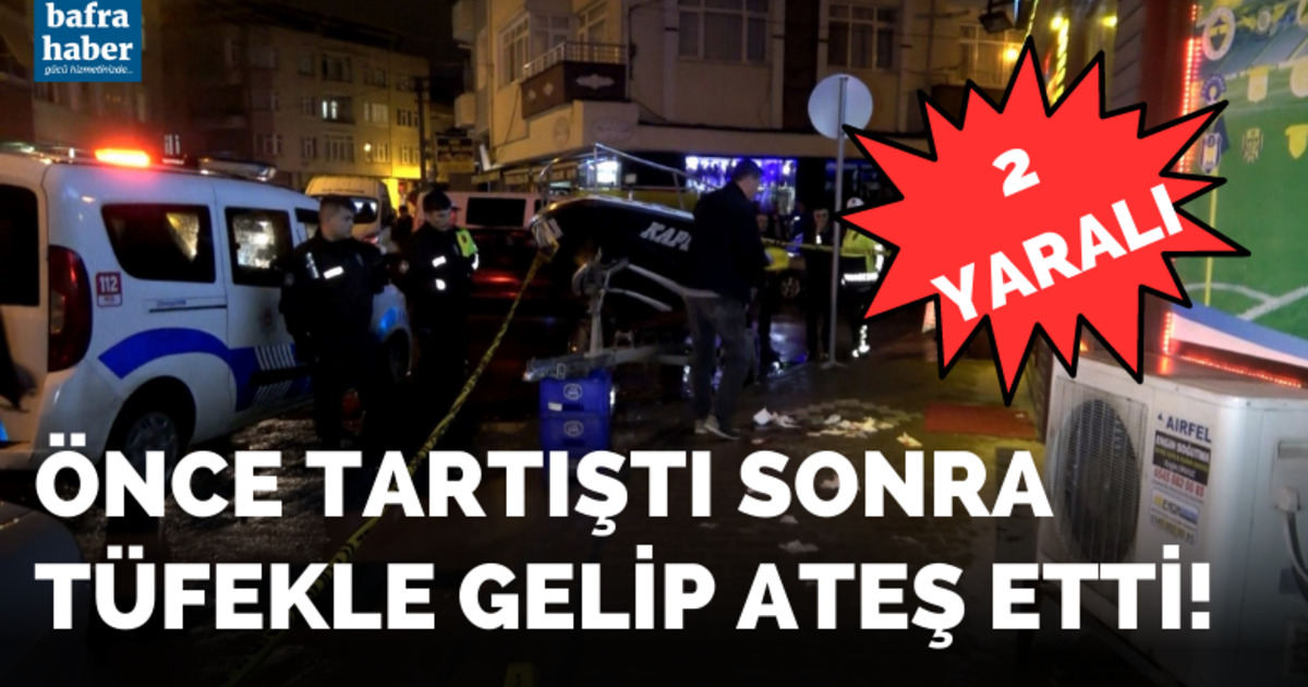 Bafra'da Alkollü mekanda tartışma: 2 yaralı