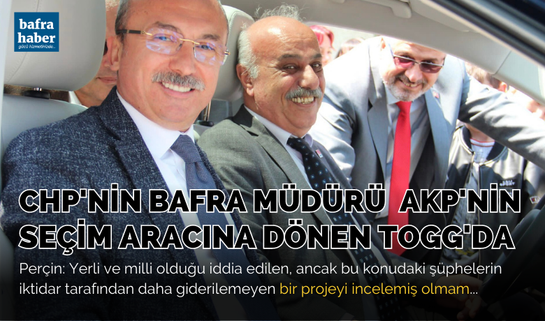 Vahit Perçin’den Togg Açıklaması