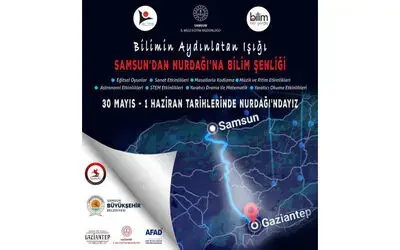 Samsun’dan Nurdağı’nda bilim şenliği
