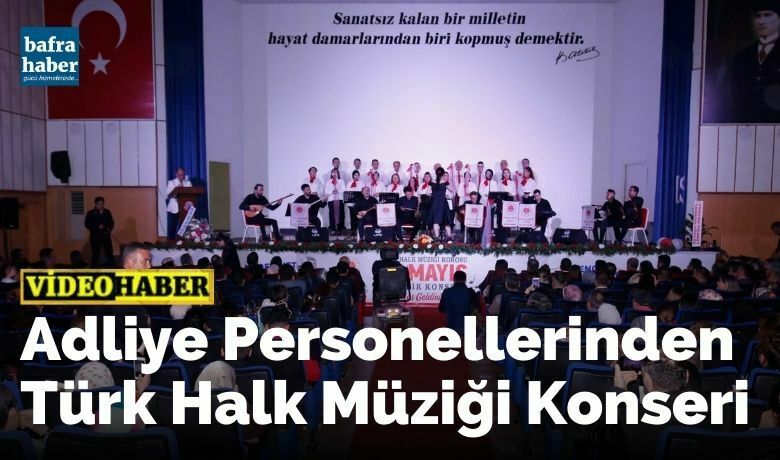 Adliye Personellerinden Türk Halk Müziği Konseri