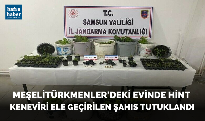 Evinde Hint KeneviriEle Geçirilen Şahıs Tutuklandı