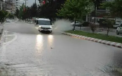 Kavak’ta sağanak
